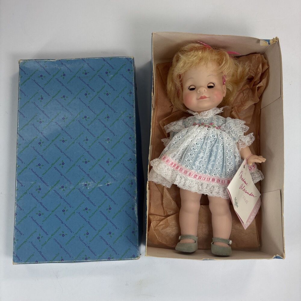 Vtg Muffin Madame Alexander Doll Birthday Party In Original Box 1251 12" 1964